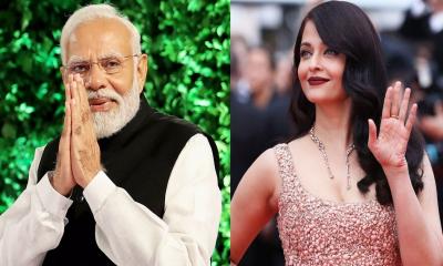নরেন্দ্র মোদির পা ছুঁয়ে যা বললেন ঐশ্বরিয়া রাই বচ্চন