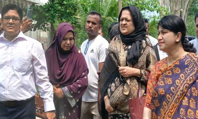 বিশ্বনাথ উপজেলা স্বাস্থ্য কমপ্লেক্স পরিদর্শনে এমপি লুনা