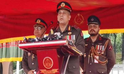দেশের অখণ্ডতা রক্ষায় নবীন সৈনিকেরা প্রয়োজনে জীবন দেবে