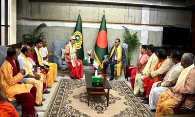 ডেপুটি স্পীকারের সঙ্গে ব্রাহ্মণ পুরোহিত সম্প্রদায়ের সাক্ষাৎ