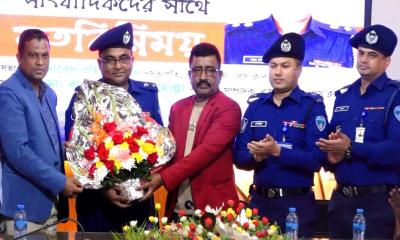 সাংবাদিকদের সাথে পুলিশ সুপার এর মতবিনিময়