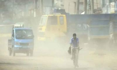 বায়ুদূষণে আজও শীর্ষে ঢাকা