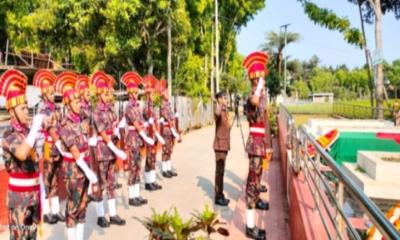 শার্শায় বীর শ্রেষ্ঠ নূর মোহাম্মদ শেখের স্মৃতি সৌধে শ্রদ্ধাঞ্জলি