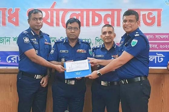 সিলেট রেঞ্জে পুলিশের শ্রেষ্ঠ এসপি আবদুল্লাহ আল মামুন